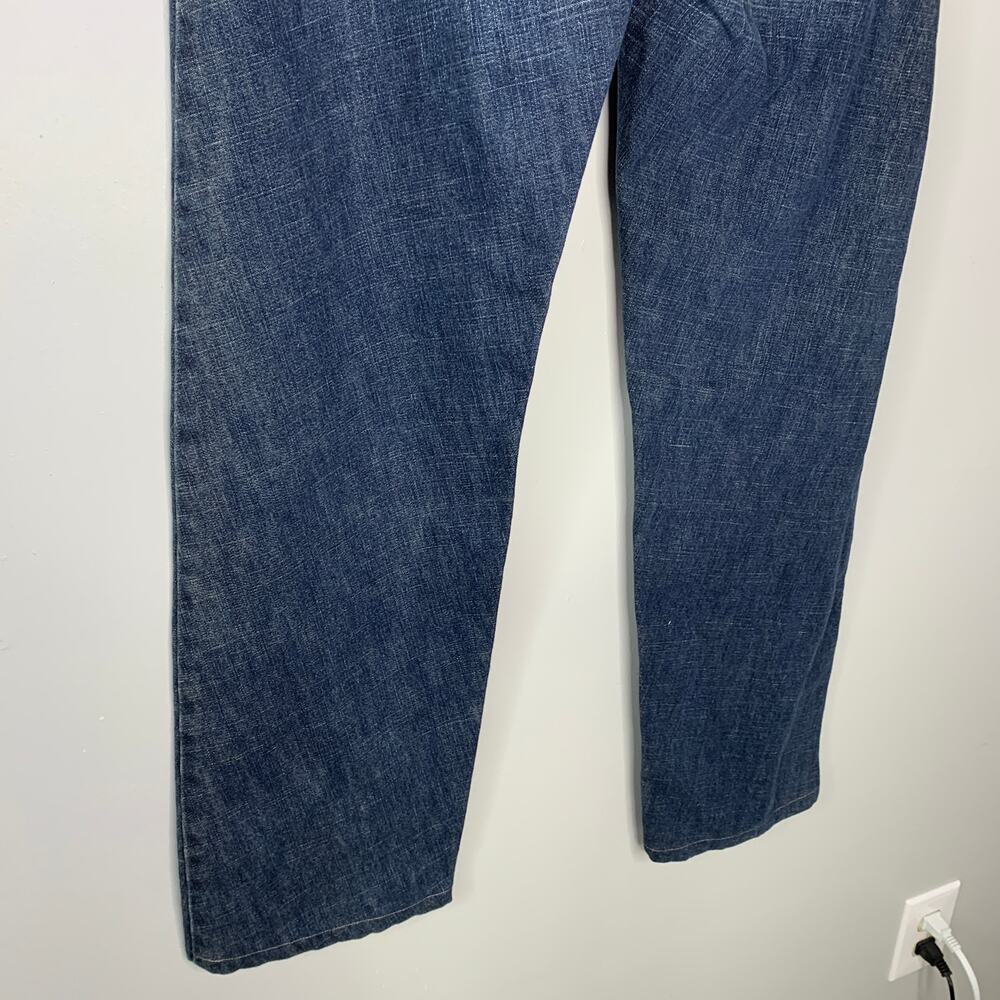 Vintage 90s Armani Jeans Women’s High Waist Straight Leg Denim Blue Italy Size 8 - Picture 10 of 10